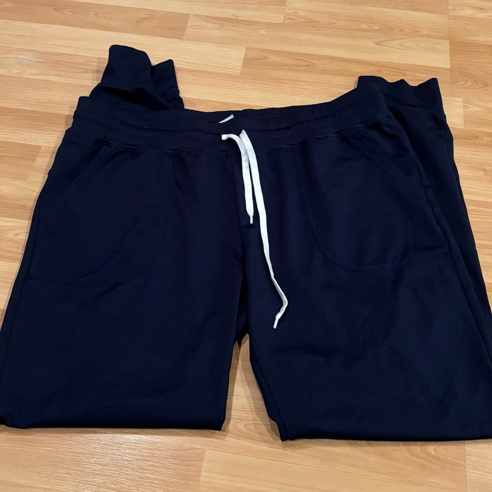 Zyia Navy Blue‎ Jogger Pants with Drawstring